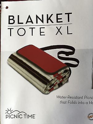 Picnic Time Blanket Tote, X-Large, Moka   D1083K