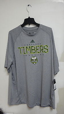 MLS Portland Timbers Men's Training Graphic 2 Tee Gray 2XL D71411O