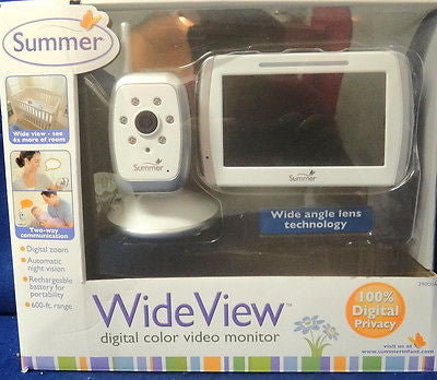 Summer Infant Wide View Digital Color Video Baby Monitor  D9102H