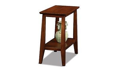 Leick Delton Narrow Chair Side End Table, Brown    V105HRE