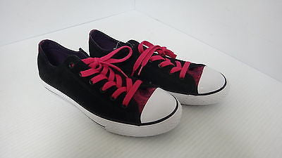 Converse 645174C Junior CT All Star OX Sneakers, Black/Cosmos - Size 5    I7245O