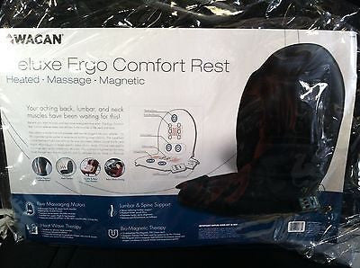 Wagan IN9988 Black 12V Ergo Comfort Rest Massage Magnetic Cushion  I9245RD