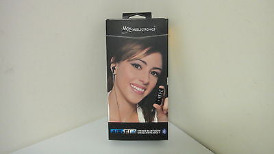 MEElectronics AF9-BK Air-Fi Stereo Bluetooth Wireless Headset, Black   I12113E