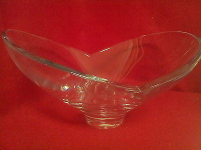 Nambe Crystal Bowl grande Heart 16' J1013S