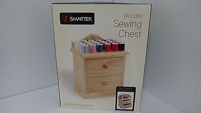 Smartek RX-24W Wooden Sewing Chest With Accessories    D4142M