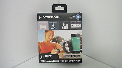 Xtreme Cables XFit Fitness Watch for Smartphones, Black    I4207F