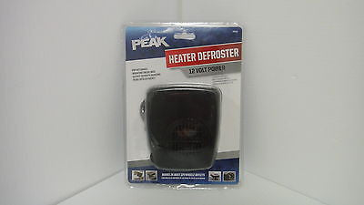 Peak PKC0J5 12-Volt Heater/Defroster Fan, Black    I3242C