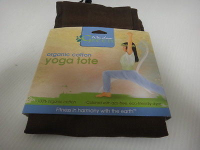 Wai Lana Green Cotton Yoga Tote, BROWN (D3317)C