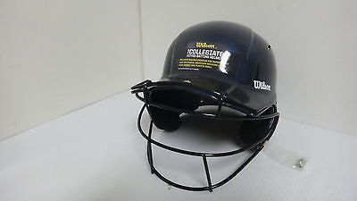 Wilson Collegiate Batting Helmet with Softball Facemask NAVY SIZE L D7181A