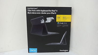 Kensington KeyFolio Exact with Removable Bluetooth Keyboard for iPad Air  D226R