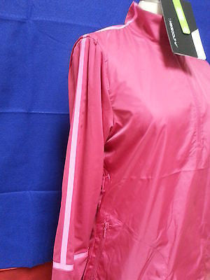 Nike Women's Windproof Half Zip Jacket, Fuchsia   I7283O