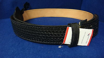 Gould & Goodrich Lined Duty Belt, Black Weave, Size 54    D81011P