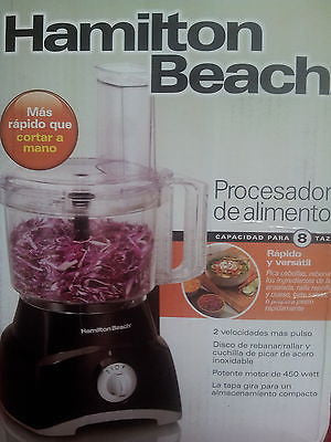 Hamilton Beach 70740 8-Cup Food Processor, Black J91614J