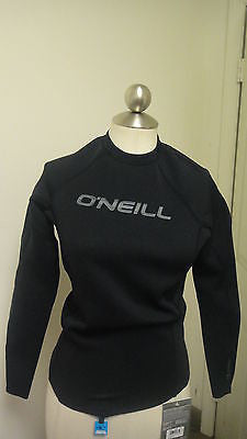 O'Neill Hammer 1mm Long Sleeve Rash Crew Tee, Black - Small     J4242Q