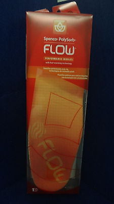 Spenco PolySorb FLOW Warm Insoles   D7281O