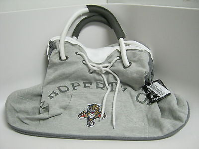 NHL Florida Panthers Hoodie Duffel Purse, Grey G3252C