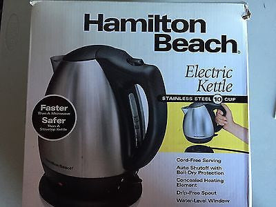 Hamilton Beach 40870 Stainless Steel 10-Cup Electric Kettle  I107ERU