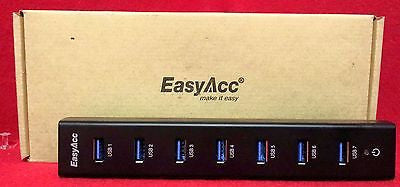 EasyAcc Superspeed USB 3.0 Ports Bus-Powered/Self-Powered 2-in-1 Hub   I9245M