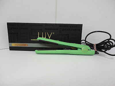 LUV HS038 Hair Dazzling Styling Iron, Lime Green   I546C