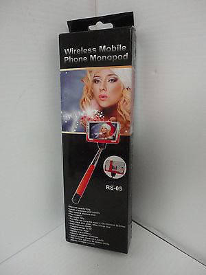 Wireless Mobile Phone Monopod (RS-05), Black    I51312I