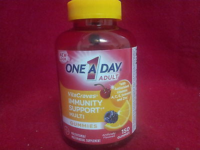 One A Day Vitacraves Immunity Gummies, 150 Count  J82710O