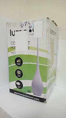 Luma Comfort HC12W Cool Mist Vase Humidifier, White   I4213RA