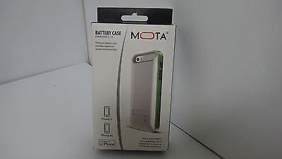 MOTA 2400mAh MFi Approved Rechargeable Battery Case,Green     D4107G