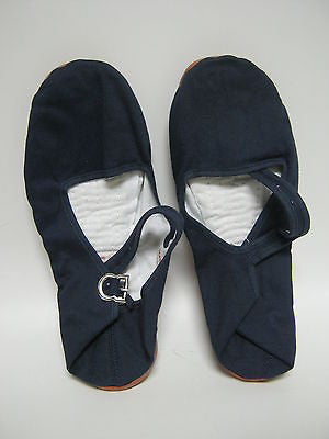 Easy USA Cotton Mary Jane Shoes Ballerina Flats Shoes Navy, size 6   (G62510B