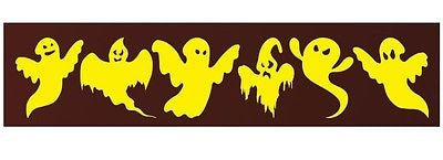 Vinylsay Halloween Ghosts Combo Pack Wall Decals, Matte Yellow   I62318B