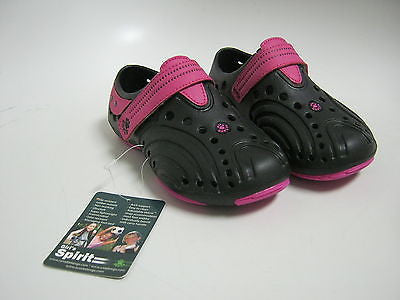 Dawgs Girl's Spirit Shoes - Black with Hot Pink - 12/30 G4302A