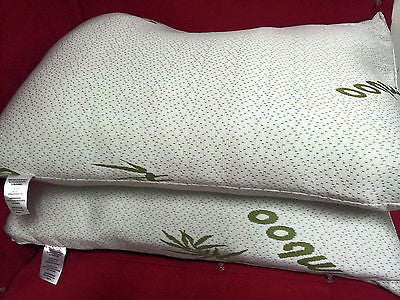 Hotel Comfort Bamboo Covered Memory Foam Pillow, Set of 2   I1021Q