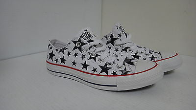 Converse 147120GF CT All Star OX Sneakers, White/Black - 6 Men/8 Women   J7271O