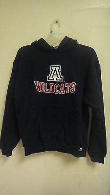 NCAA Arizona Wildcats Youth Dri-Power Fleece Pullover Hood, Navy - XL    J4915A