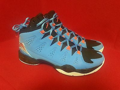 Nike Men's Air Jordan Melo M10 Basketball Shoes, Blue/Black - Size 10   I7289O