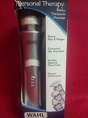 Wahl 4293 Personal Therapy Battery Therapeutic Massager, Silver  J8218A