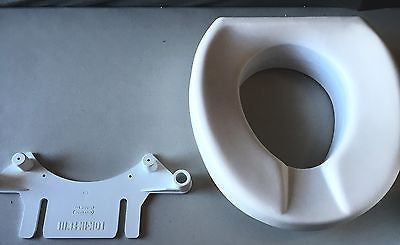 Tall-Ette 725831002 2" Elongated Elevated Toilet Seat   I106LRB