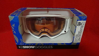 K2 Captura Goggles, White/Vermilion Methane Silver   I843B