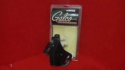 Galco Fletch High Ride Belt Holster for KAHR K40, K9 - Black   I832B