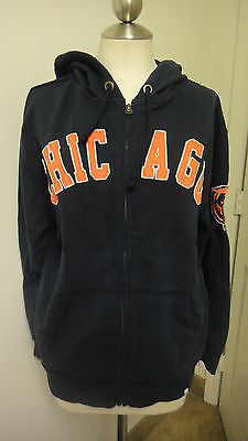 NFL Chicago Bears Men's Striker Full Zip Jacket, Fall Navy - Small (I51315O)