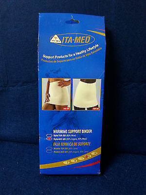 ITA-MED Angora Warming Support Binder, Beige - XL     I8115P