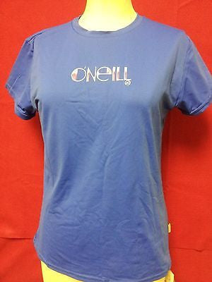 O'Neill Wetsuits Women's UV Sun Protection Skins Rashguard, Blue - L  I7316G