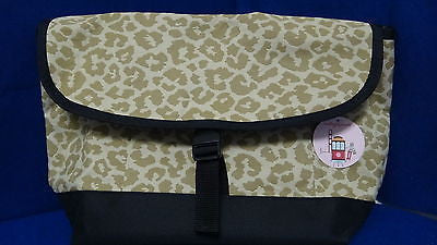 Sally Spicer Baby Messenger Bag, Leopard Honey    D867E