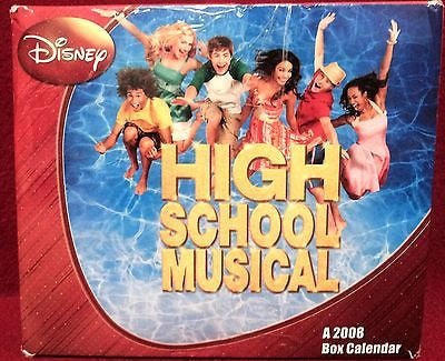 High School Musical Collectible 2008 Box Desk Calendar    I92212C