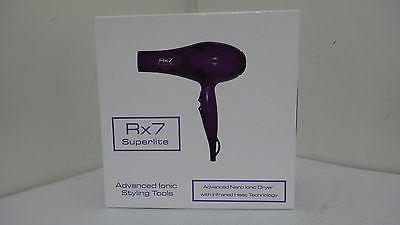 Rx7 Superlite Advanced Ionic Tourmaline Hairdryer, Purple Snake   D264N