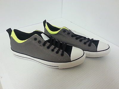 Converse Men's CT Dual Collar Casual Shoes, Charcoal/Green - Size 10   I72311O