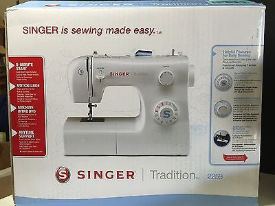 SINGER 2259 Tradition Easy-to-Use Free-Arm 19-Stitch Sewing Machine V931ARA