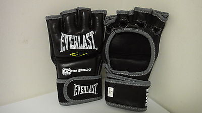 Pro Style MMA Competition Gloves by Everlast, Black - Regular  I178E