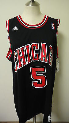 NBA Chicago Bulls Black Swingman Jersey Carlos Boozer #5, Black - L (I12620)K