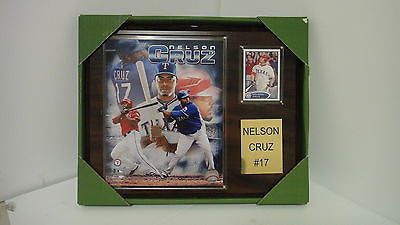 MLB Nelson Cruz Texas Rangers Player Plaque   I3258C