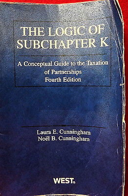 Logic of Subchapter K: A Conceptual Guide to Taxation of Partnerships   D921H